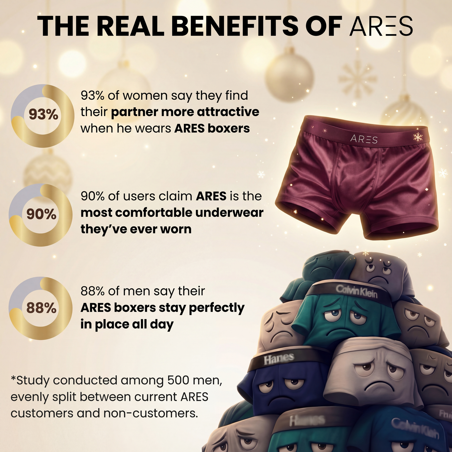 Premium Silk Boxers | All-Day Comfort Burgundy (NEW)